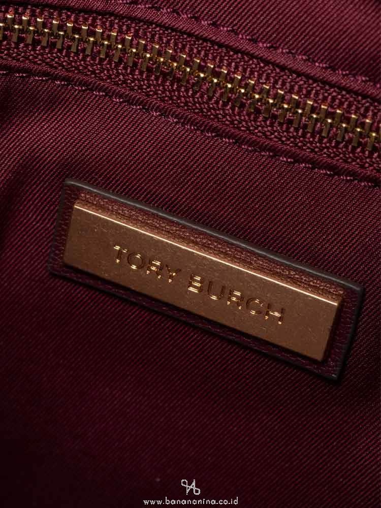TORY BURCH Fleming Convertible Shoulder Bag Claret