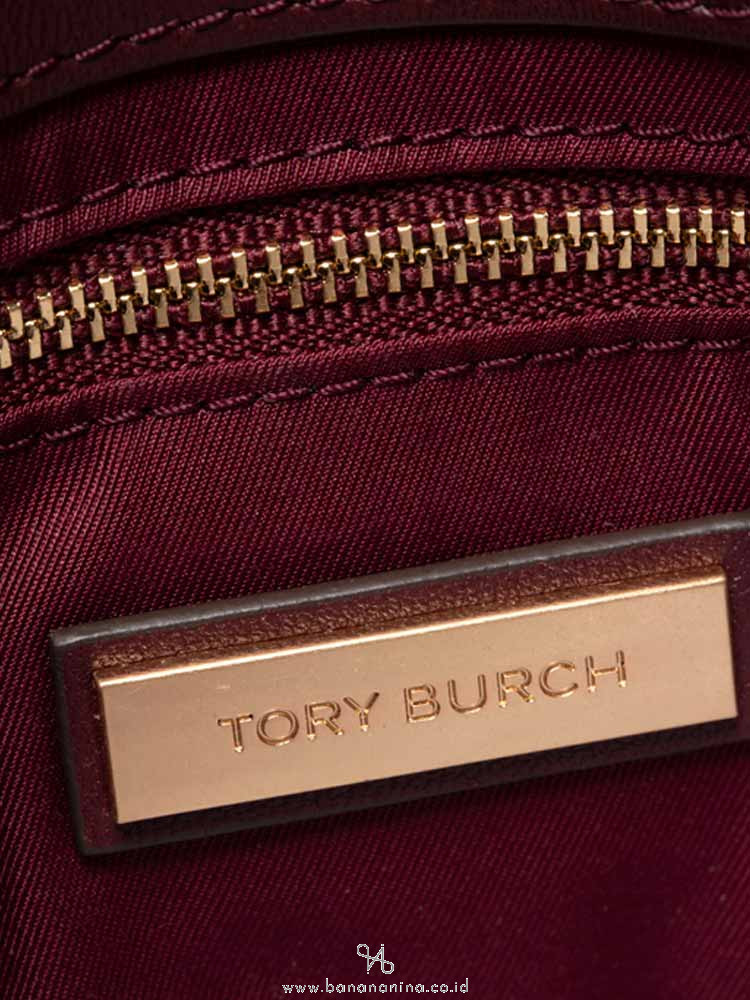 TORY BURCH Fleming Small Convertible Shoulder Bag Claret