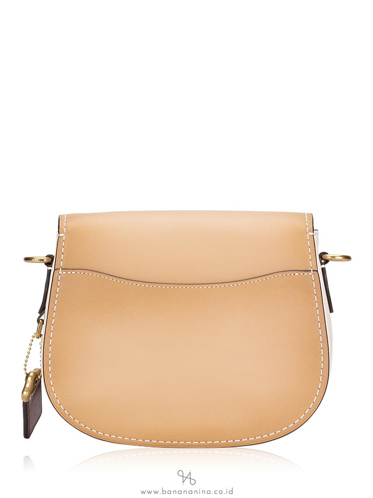 COACH 54392 Colorblock Saddle Bag Beechwood Multi