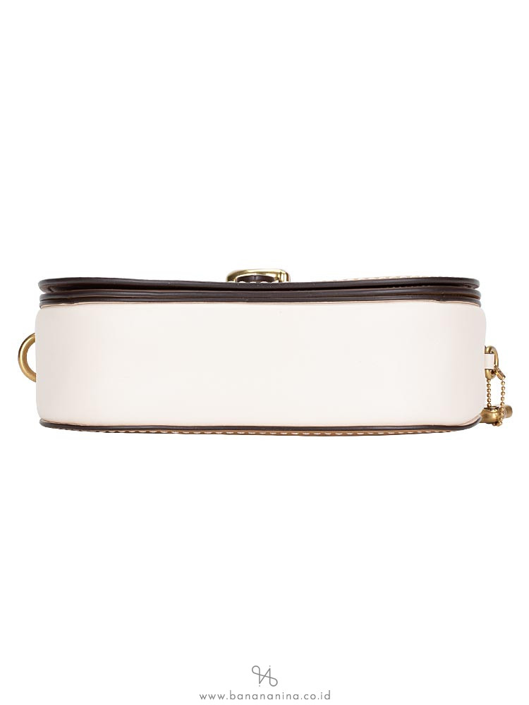 COACH 54392 Colorblock Saddle Bag Beechwood Multi