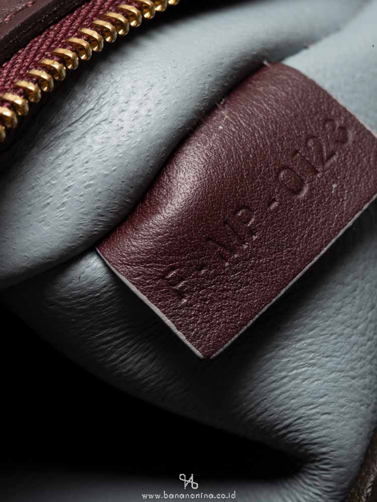 CELINE Calfskin and Suede Medium Tri-Color Trapeze Grey