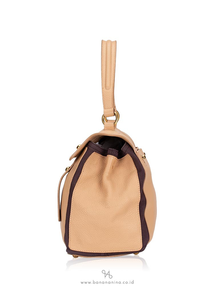 YSL Calfskin Medium Muse Two Beige
