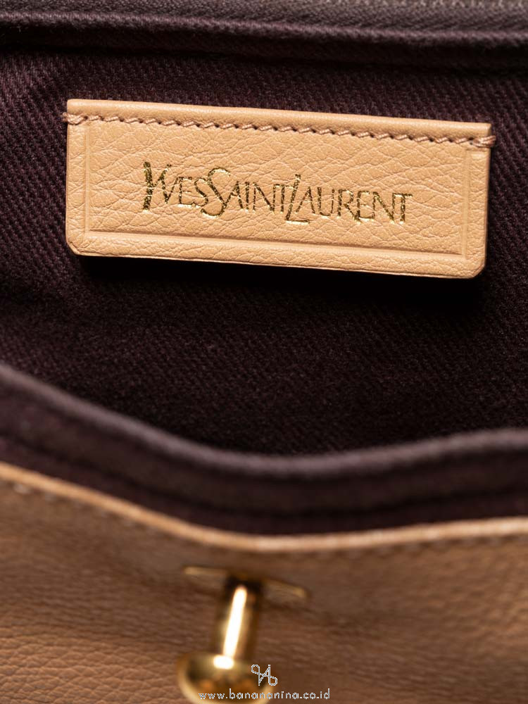 YSL Calfskin Medium Muse Two Beige