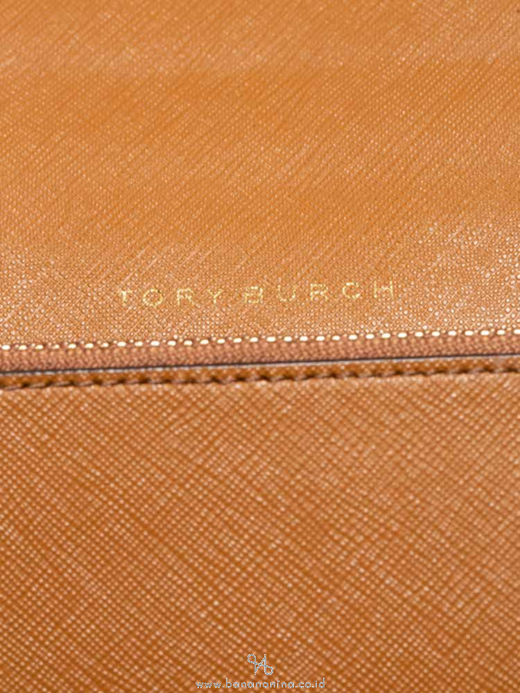 TORY BURCH Robinson Chain Wallet Tiger Eye