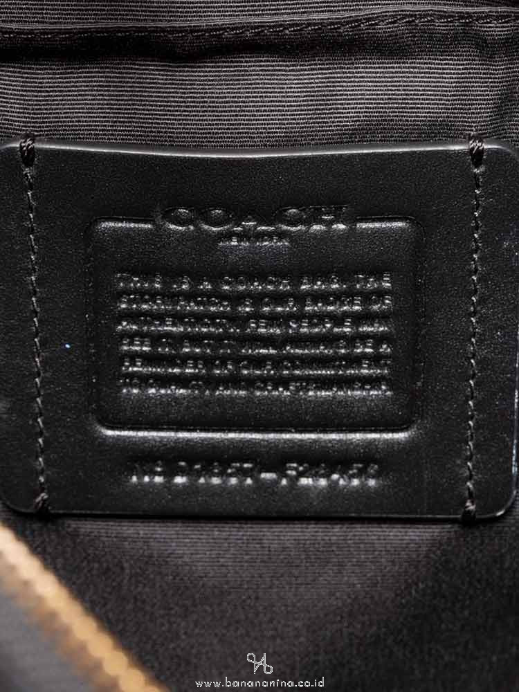COACH Men 28456 Signature Charles Camera Bag Black Smoke