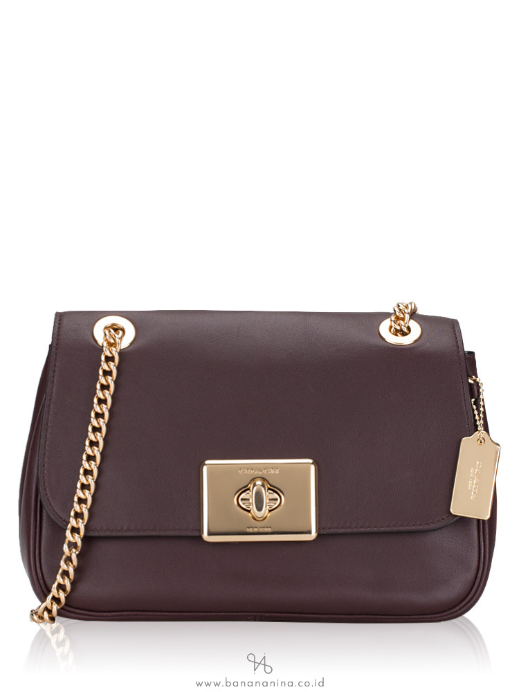 COACH 34828 Cassidy Leather Crossbody Oxblood