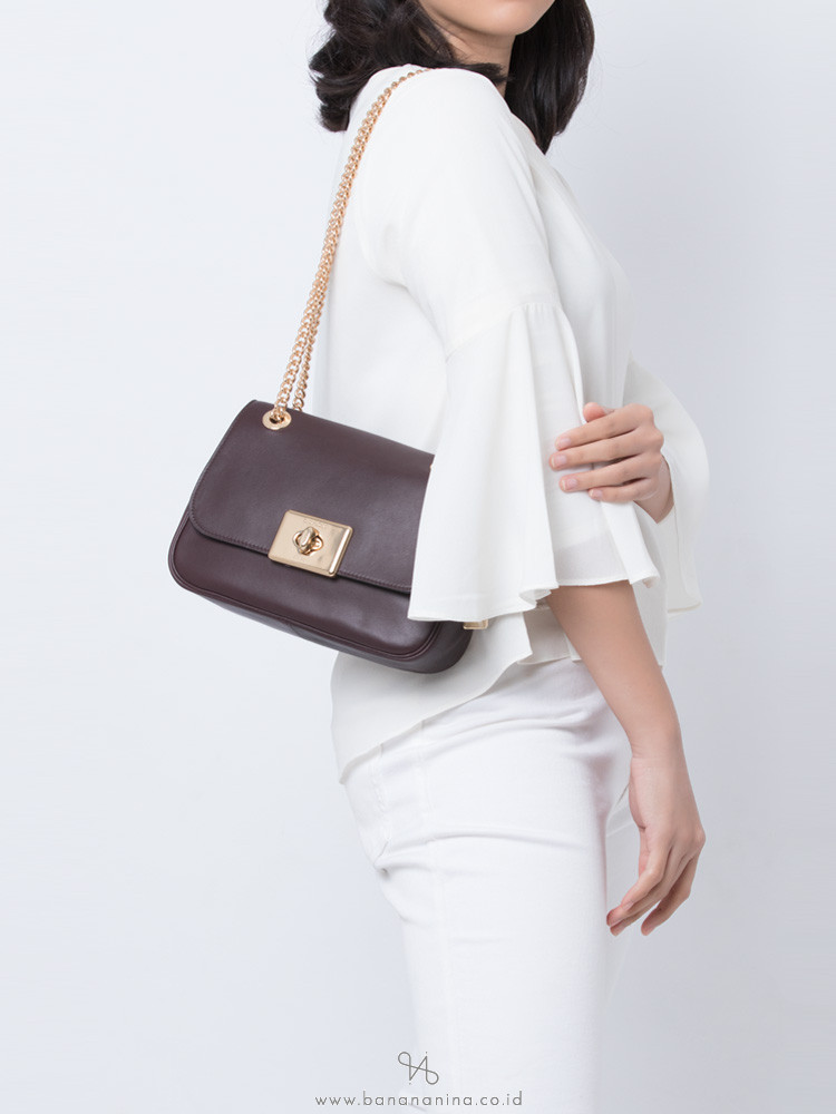COACH 34828 Cassidy Leather Crossbody Oxblood