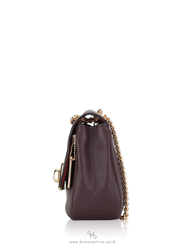 COACH 34828 Cassidy Leather Crossbody Oxblood
