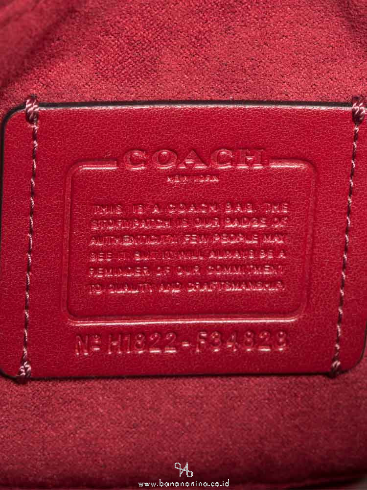 COACH 34828 Cassidy Leather Crossbody Oxblood