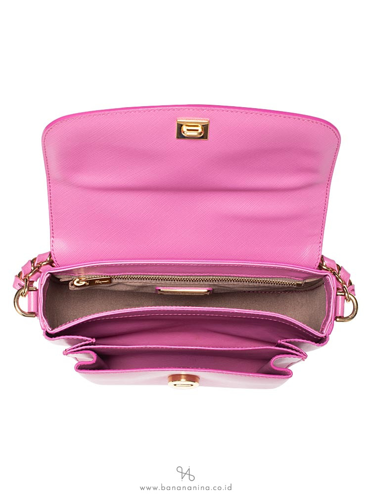 SALVATORE FERRAGAMO Sandrine T Crossbody Anemone