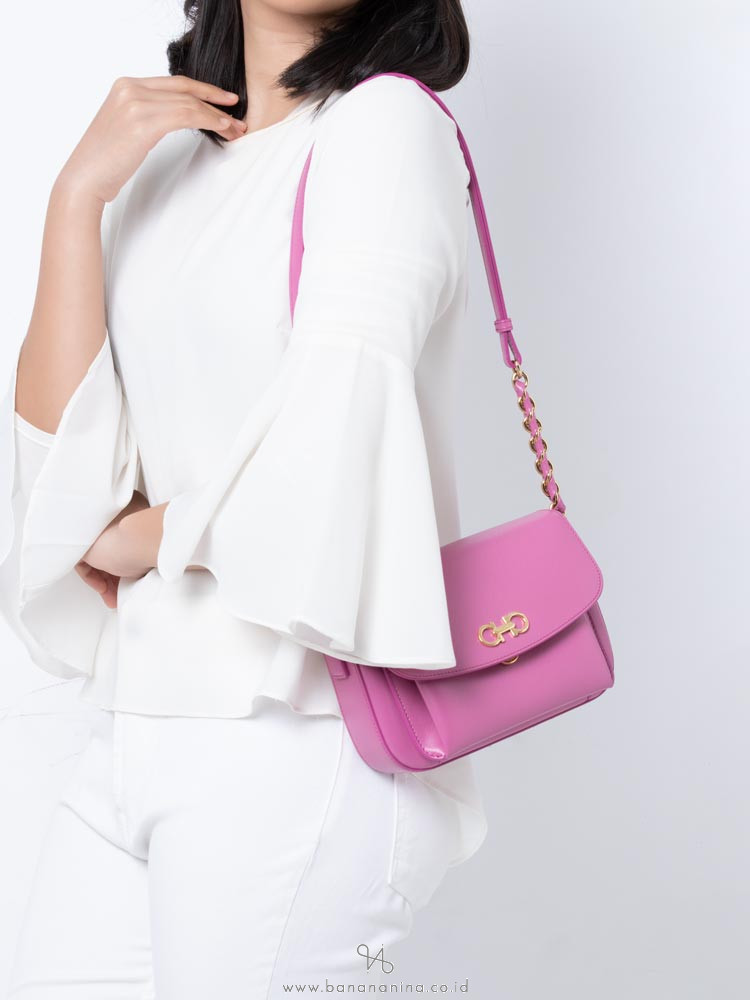 SALVATORE FERRAGAMO Sandrine T Crossbody Anemone