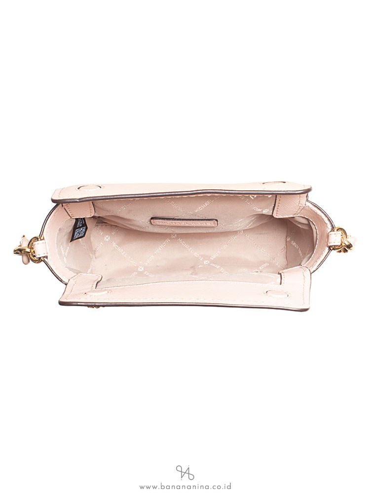 MICHAEL KORS Sofia Flower Embroidered Stud Small Crossbody Ballet
