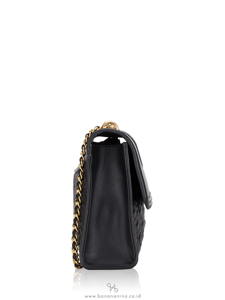 TORY BURCH Fleming Convertible Shoulder Bag Black Multi