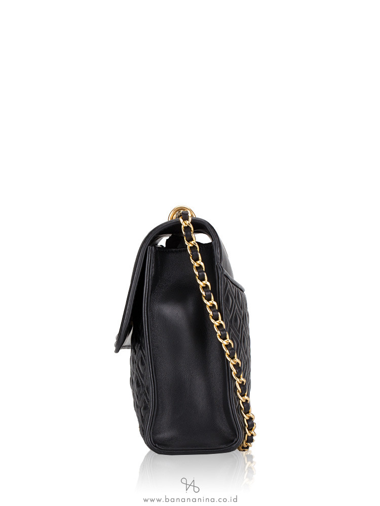 TORY BURCH Fleming Convertible Shoulder Bag Black Multi
