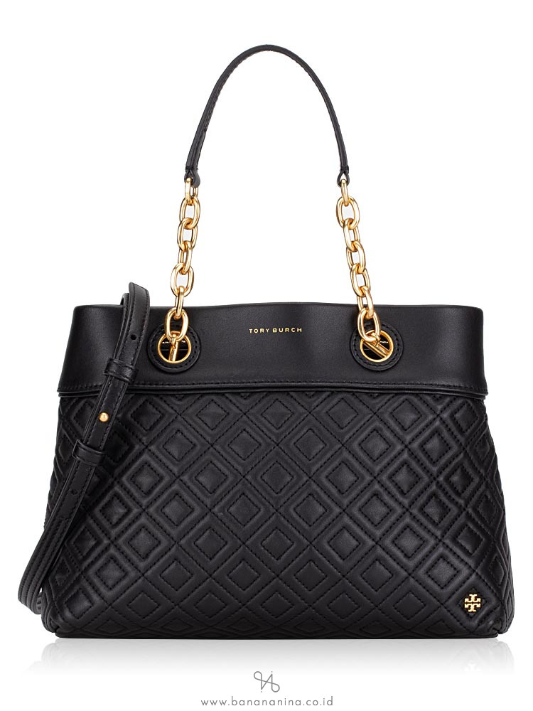 TORY BURCH Fleming Small Tote Black