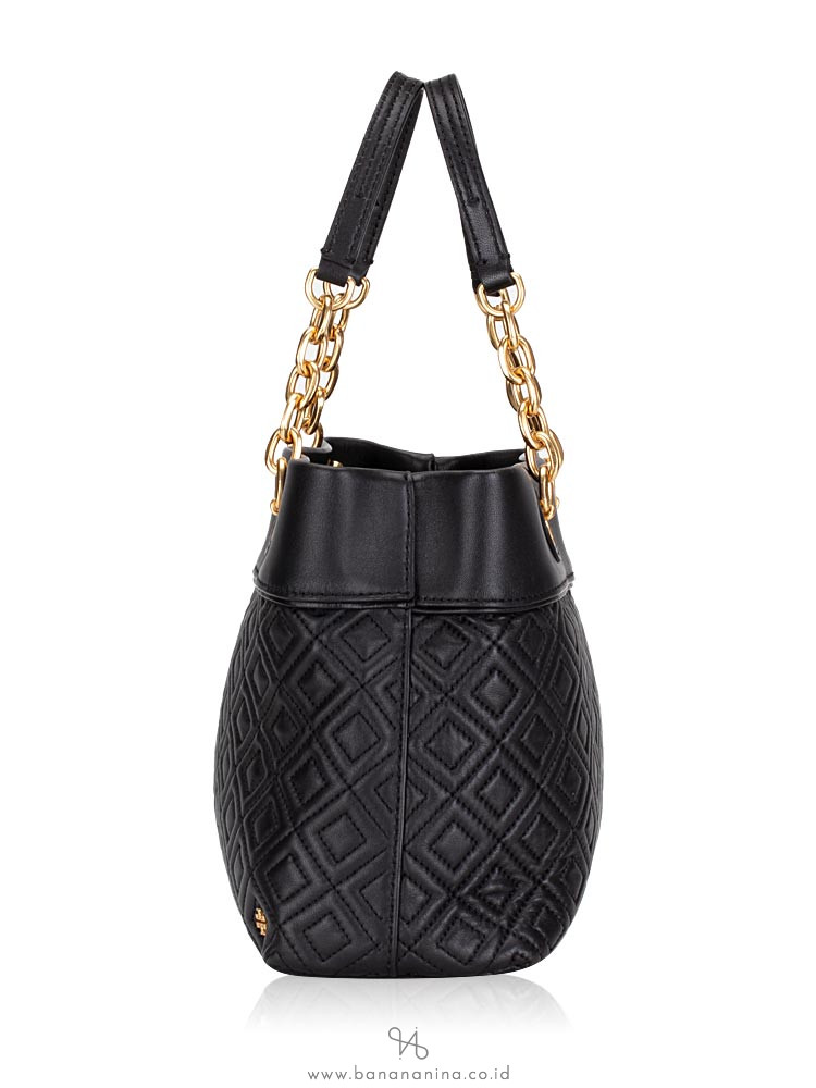 TORY BURCH Fleming Small Tote Black