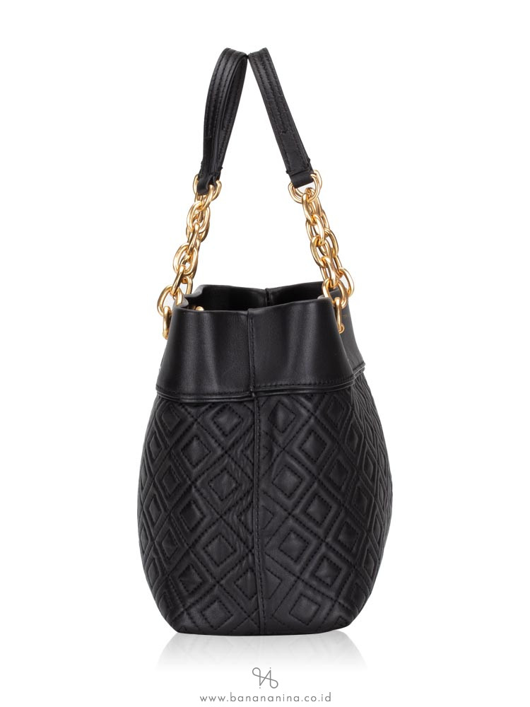 TORY BURCH Fleming Small Tote Black
