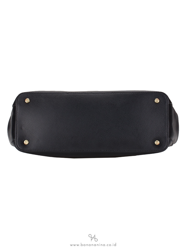 TORY BURCH Robinson Double Zip Tote Black
