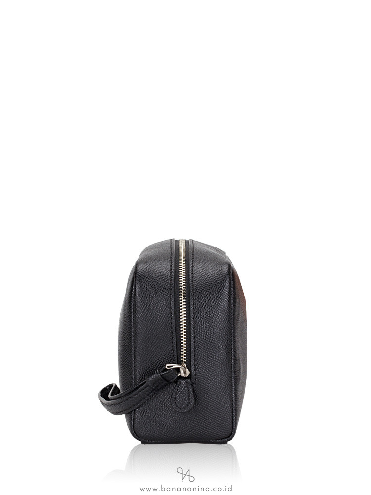 COACH 24797 Crossgrain Leather Cosmetic Case 20 Black