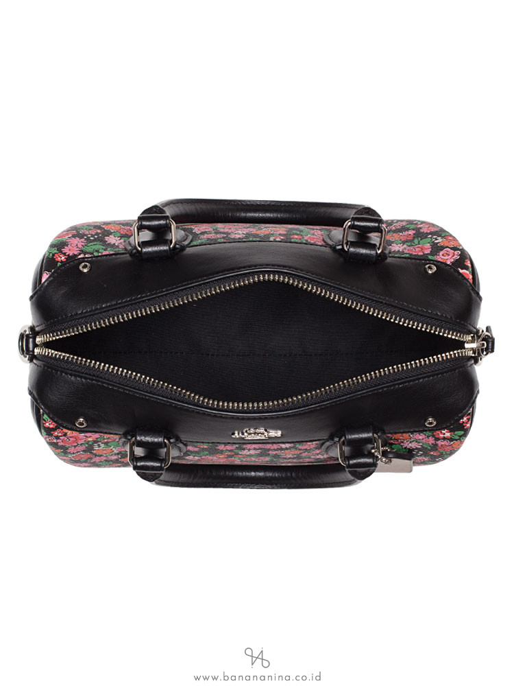 COACH 57882 Posey Cluster Floral Mini Bennett Satchel Pink Multi