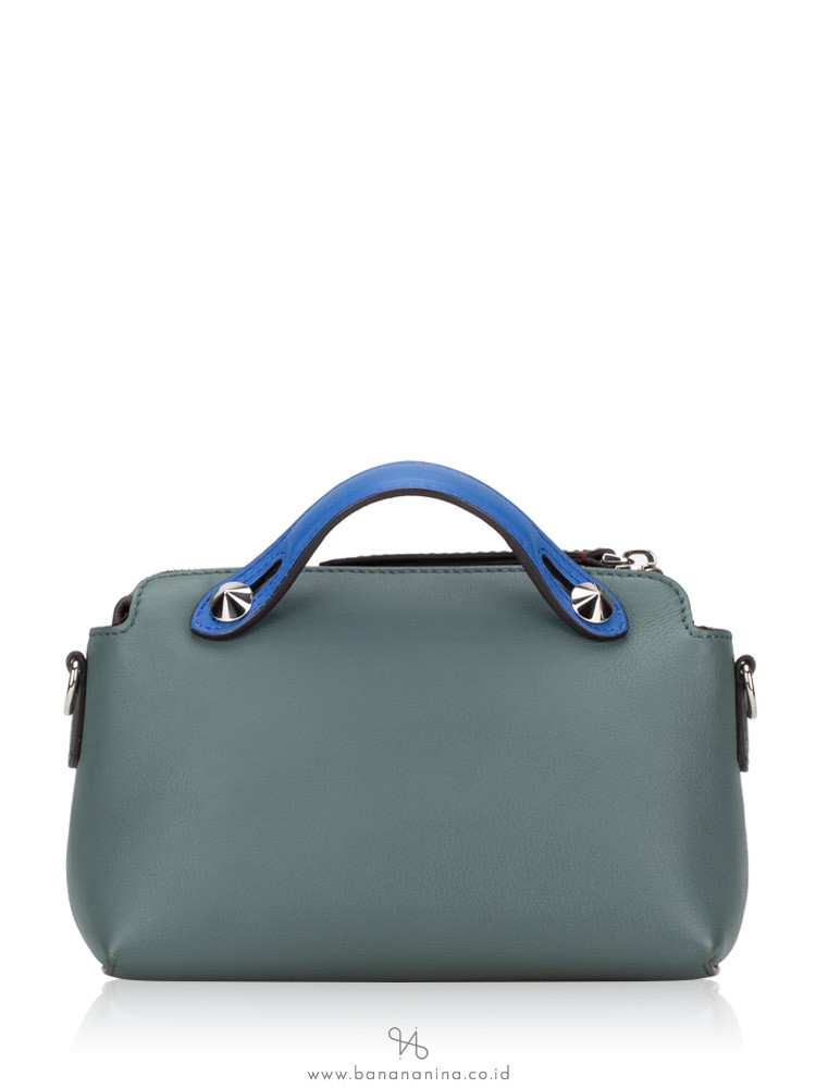FENDI Tri-Color Mini By The Way Green Blue Brown