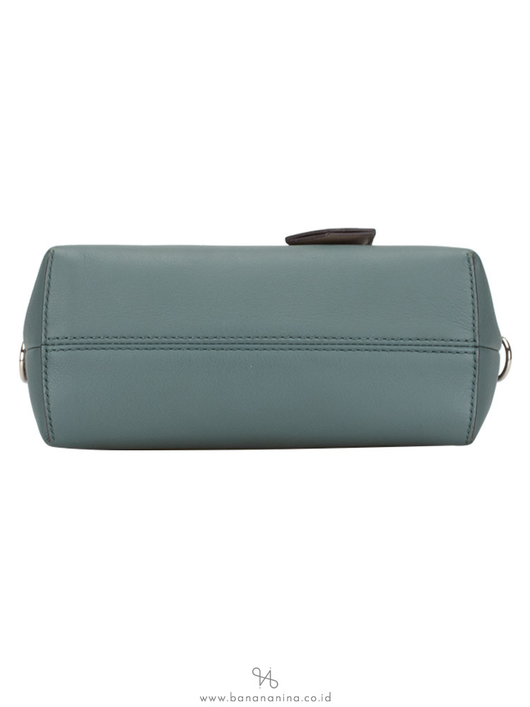FENDI Tri-Color Mini By The Way Green Blue Brown
