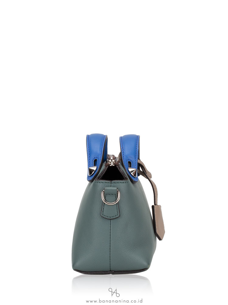 FENDI Tri-Color Mini By The Way Green Blue Brown