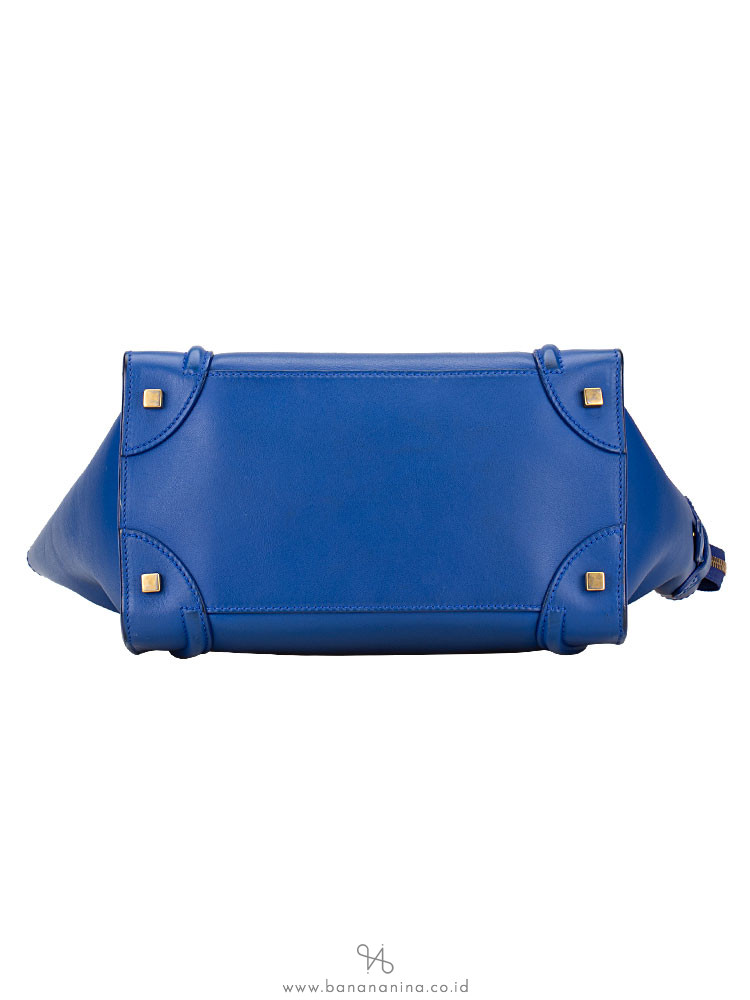 CELINE Mini Luggage Indigo