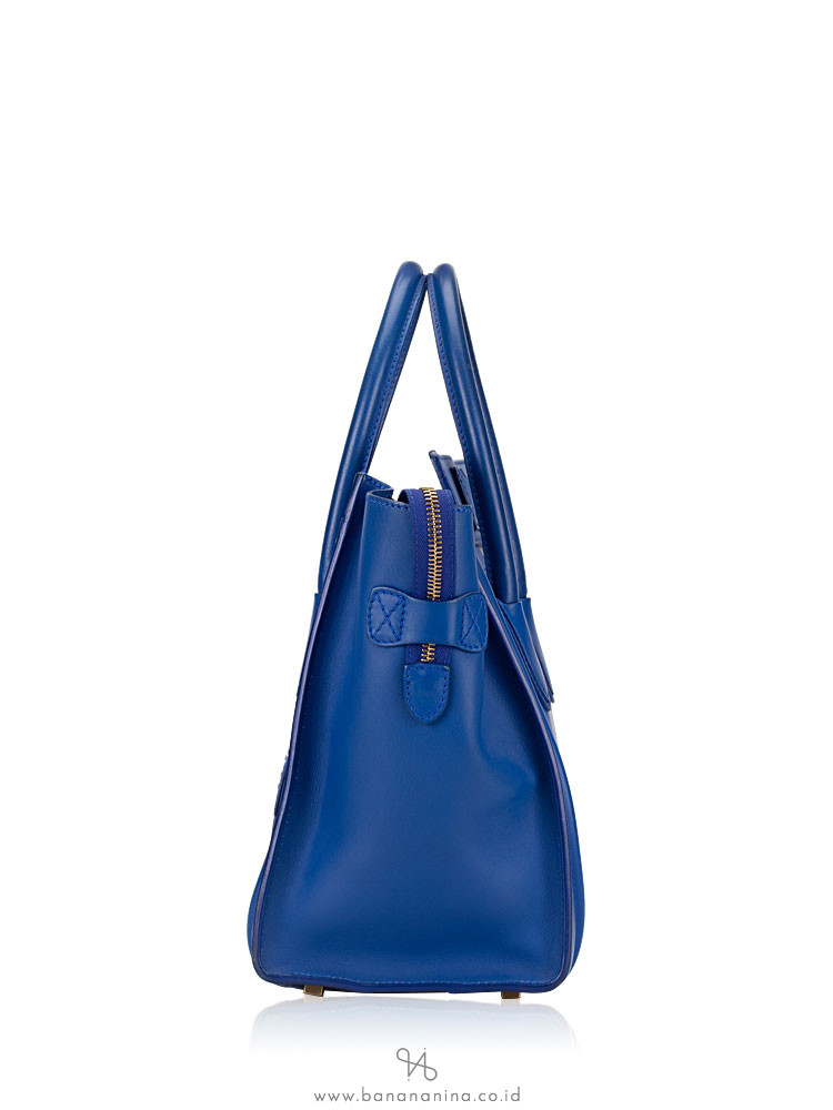 CELINE Mini Luggage Indigo