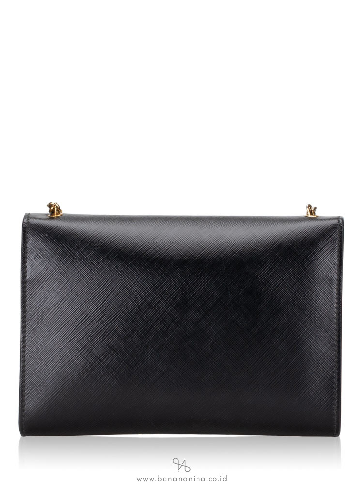 SALVATORE FERRAGAMO Ginny Vara Crossbody Black