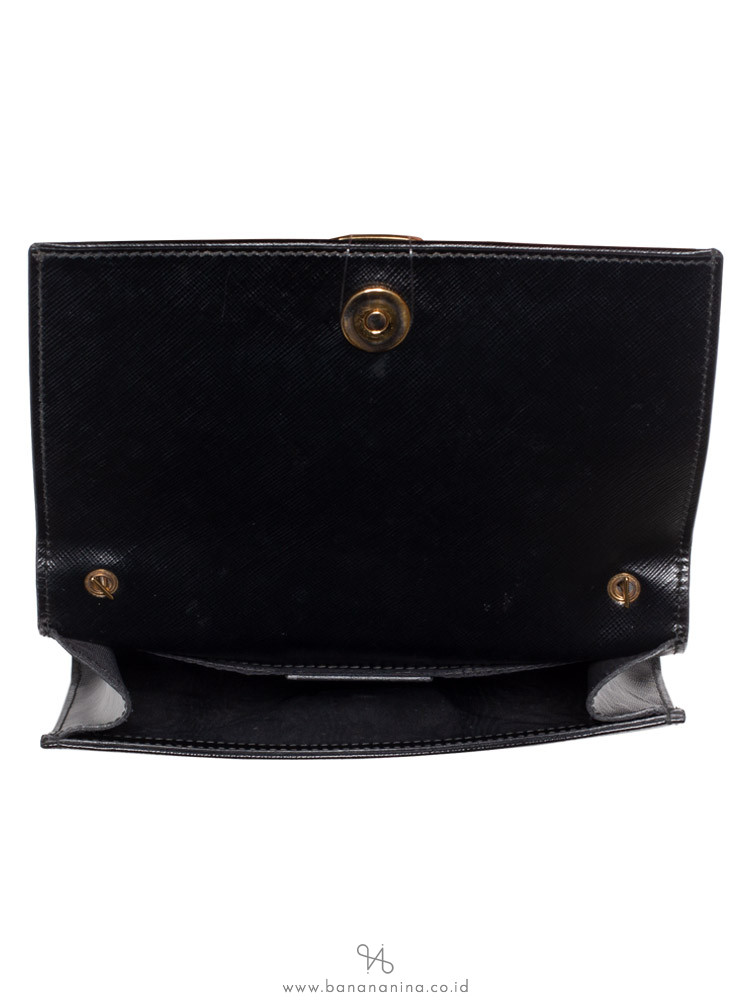 SALVATORE FERRAGAMO Ginny Vara Crossbody Black