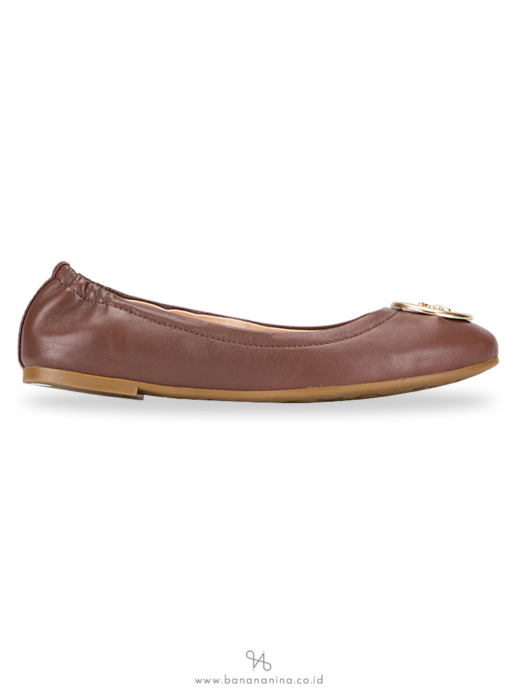 COACH FG2944 Bailey Leather Ballet Saddle Sz 5