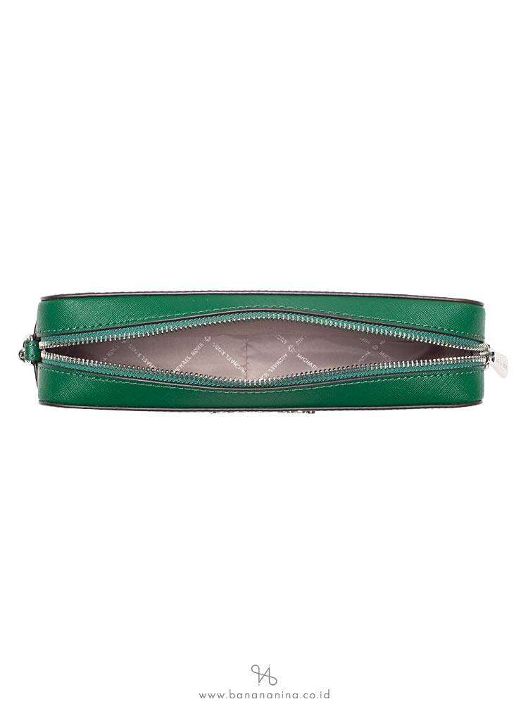 MICHAEL KORS Jet Set Item Large Crossbody Jewel Green