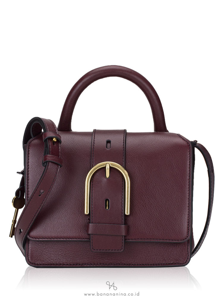 FOSSIL Wiley Top Handle Crossbody Fig