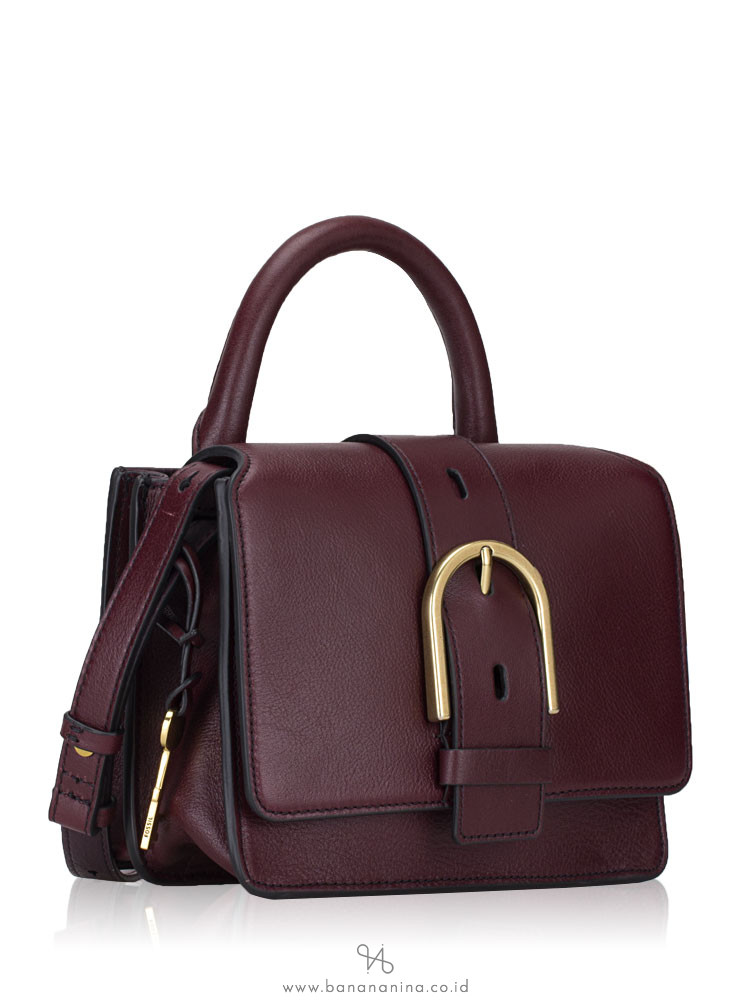 FOSSIL Wiley Top Handle Crossbody Fig