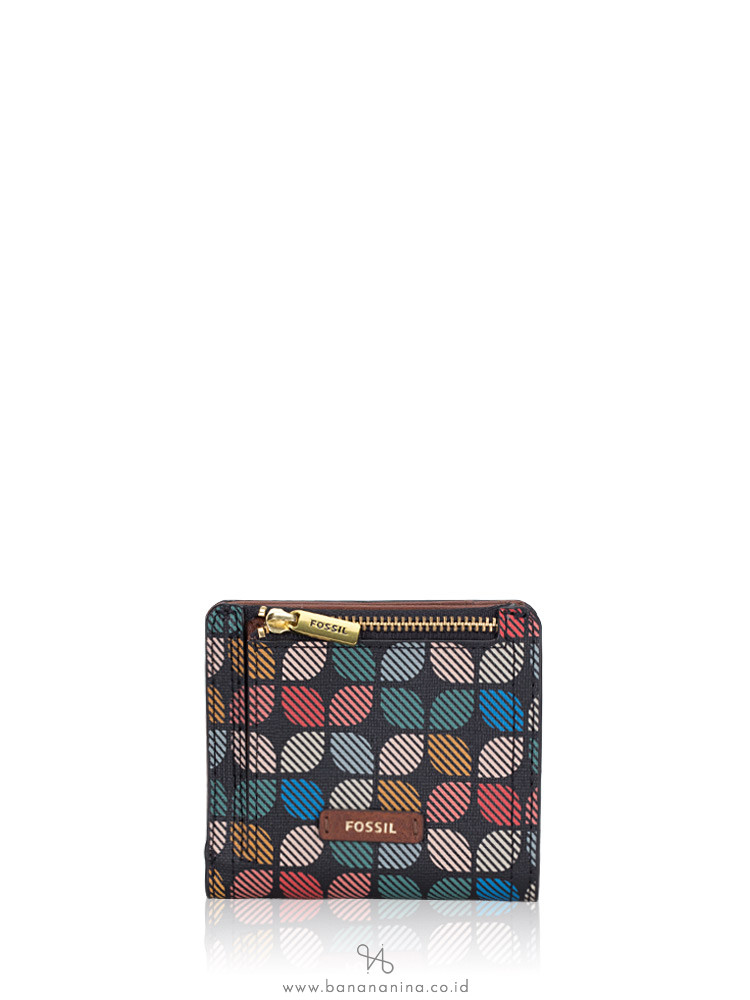 FOSSIL SL7826016 Rfid Logan Bifold Wallet Black Multi