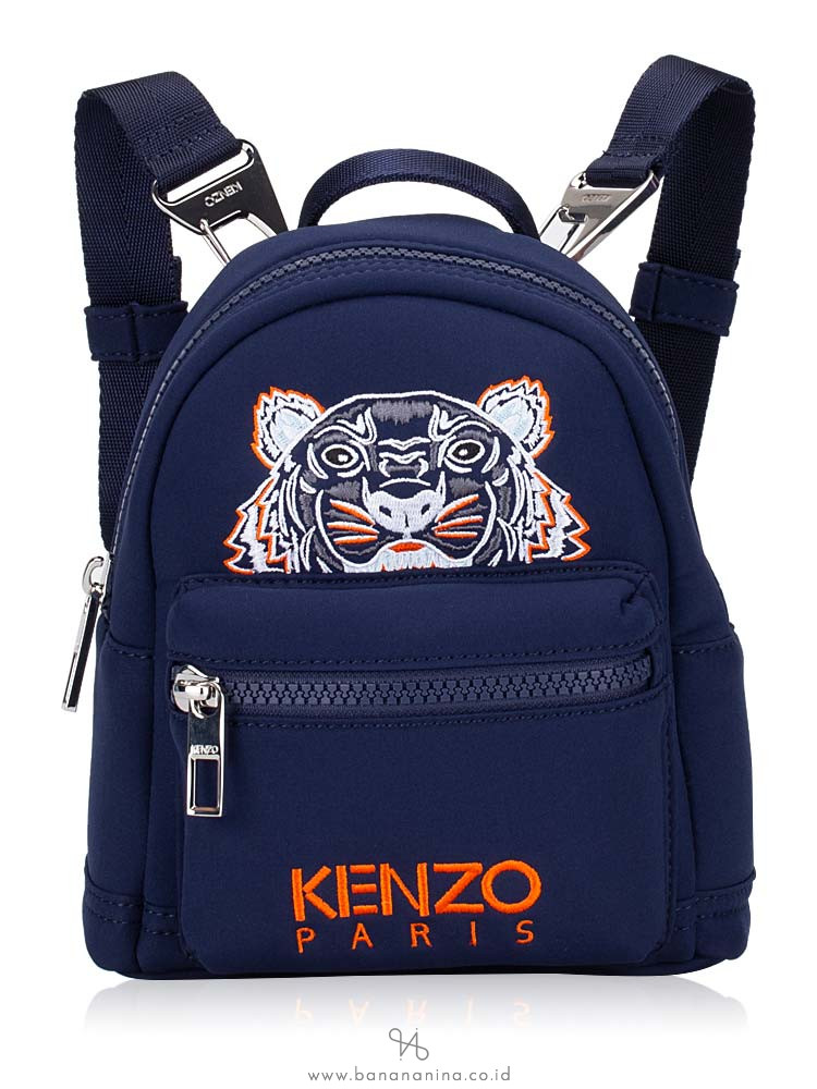 KENZO Tiger Mini Neoprene Backpack Navy