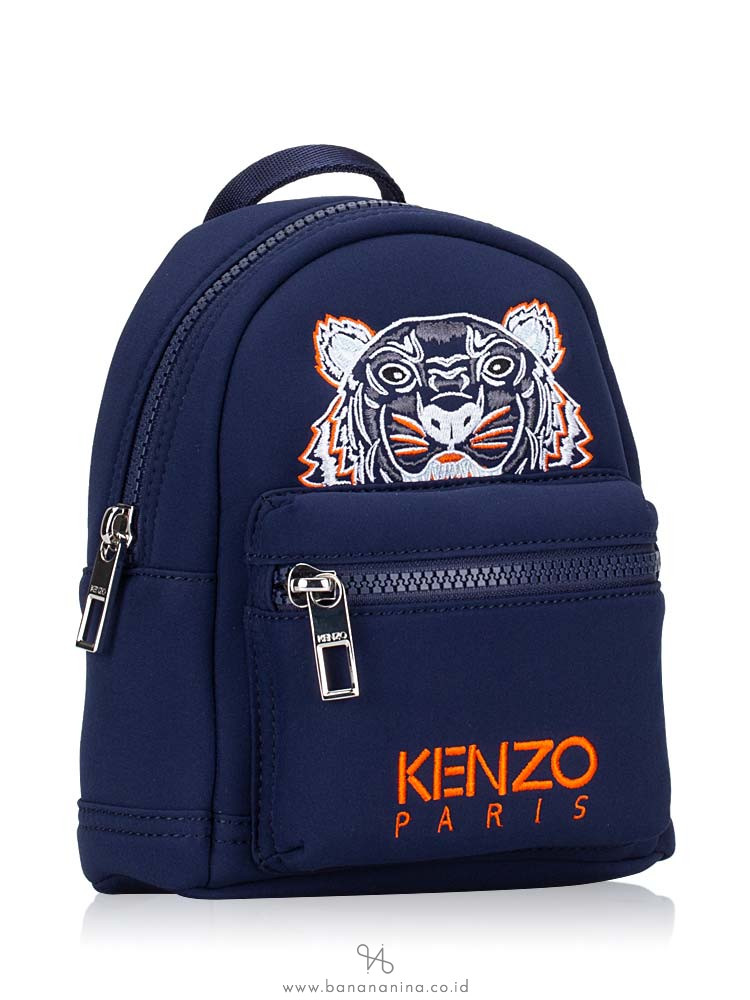 KENZO Tiger Mini Neoprene Backpack Navy