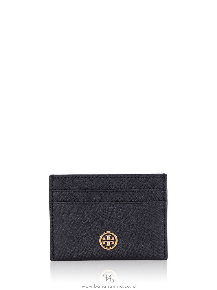 TORY BURCH Robinson Card Case Black