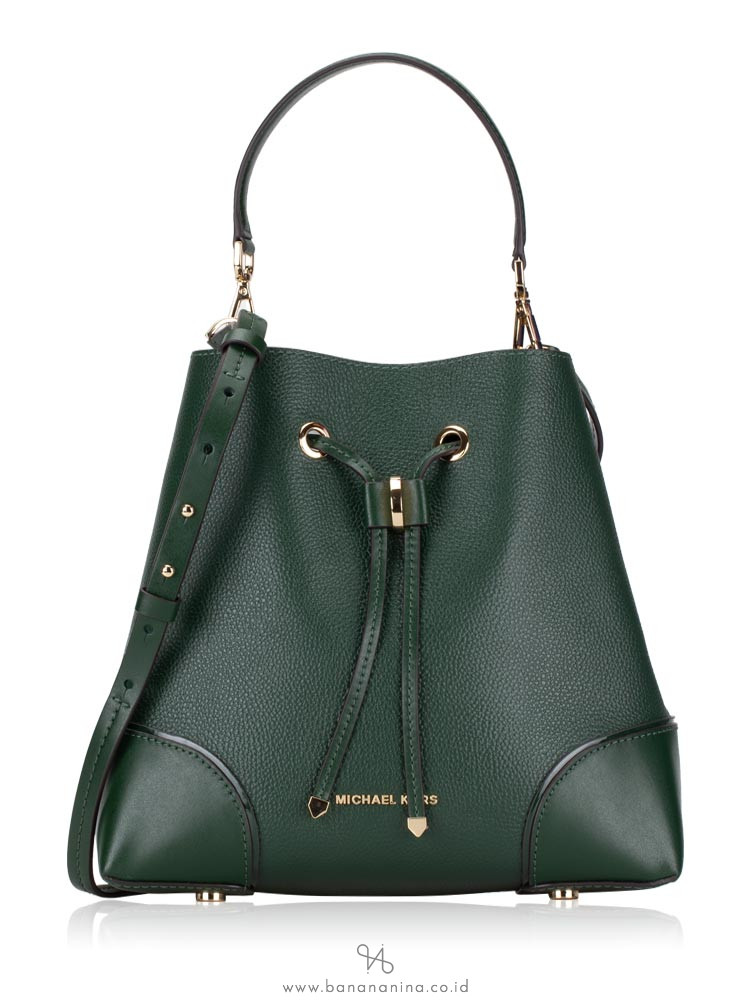 MICHAEL KORS Mercer Gallery Medium Convertible Bucket Moss