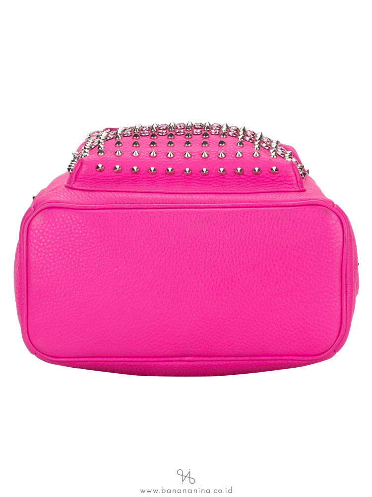 MCM Special Stark Swarovski Small Backpack Pink