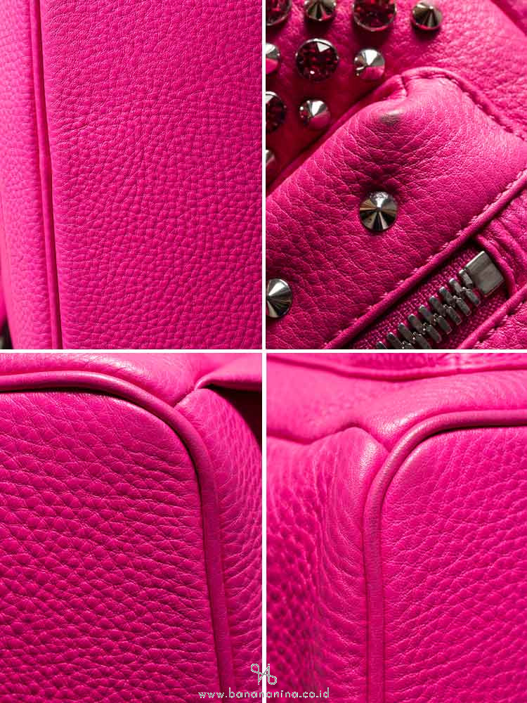 MCM Special Stark Swarovski Small Backpack Pink