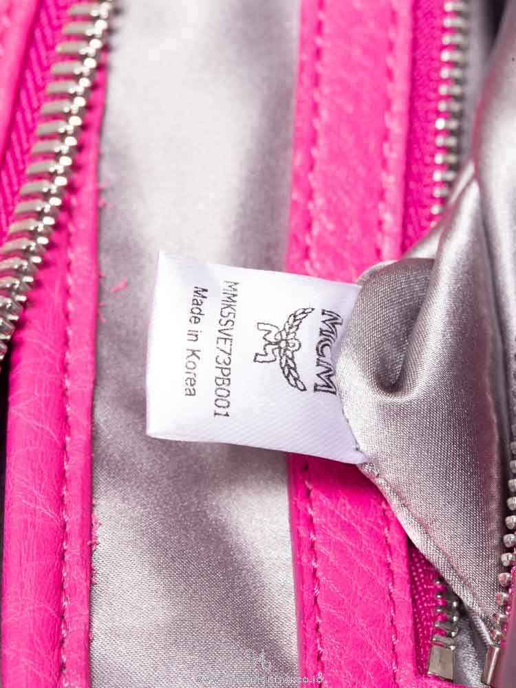 MCM Special Stark Swarovski Small Backpack Pink