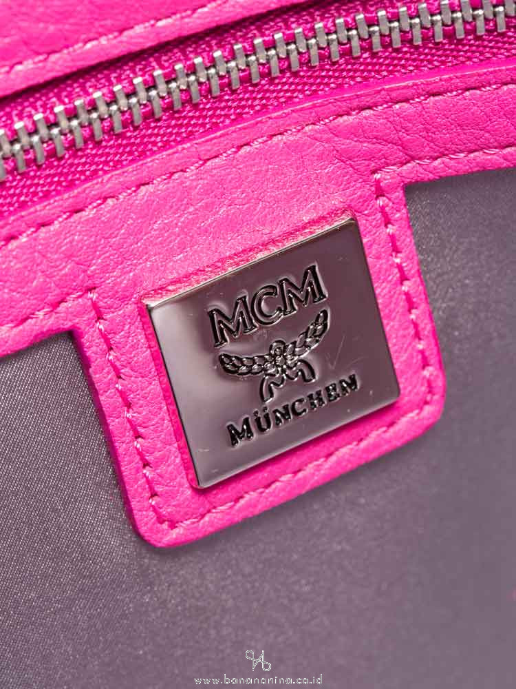 MCM Special Stark Swarovski Small Backpack Pink