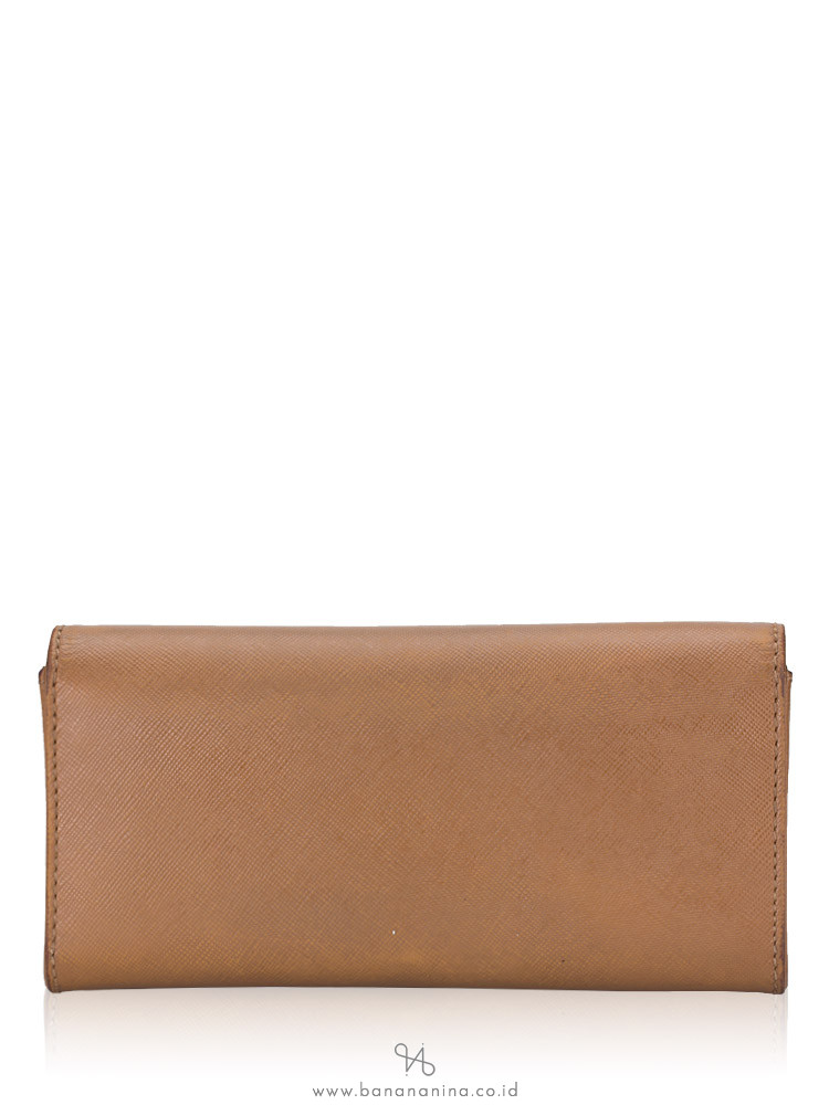 TORY BURCH Robinson Envelope Wallet Tigers Eye