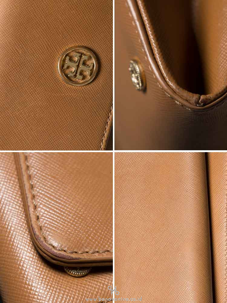 TORY BURCH Robinson Envelope Wallet Tigers Eye