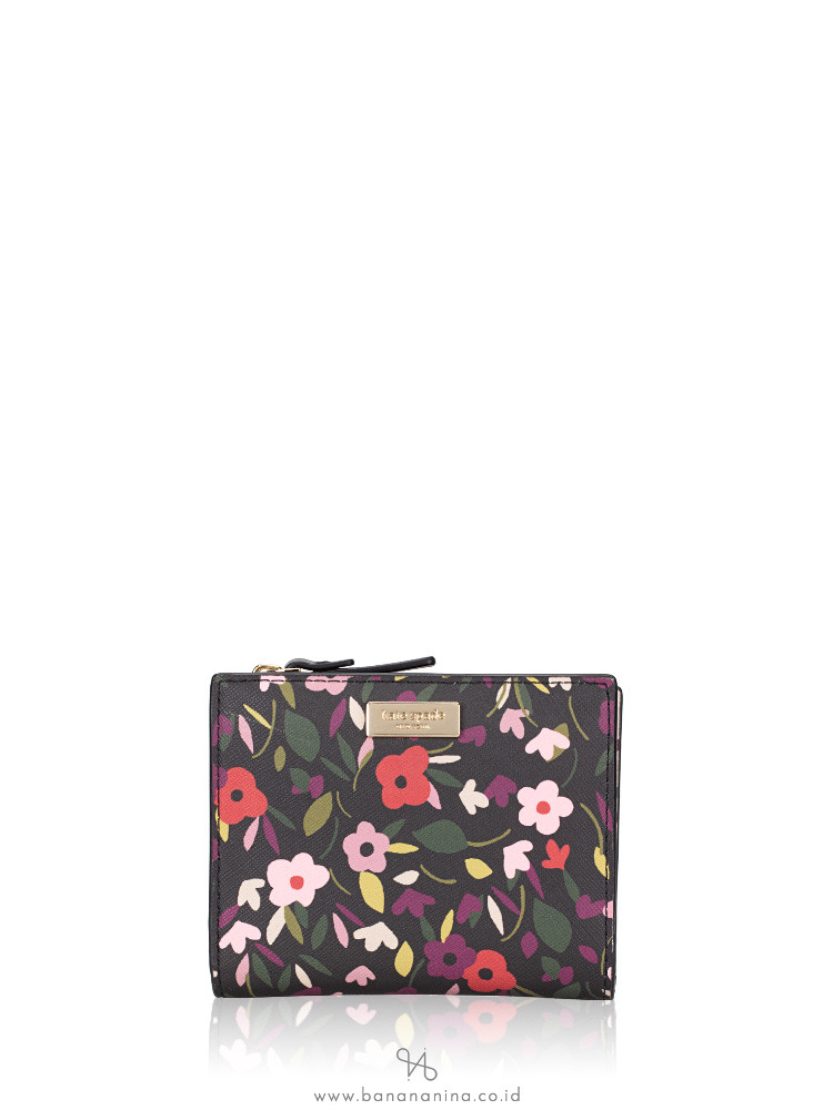 KATE SPADE Laurel Way Boho Floral Small Shawn Black Multi