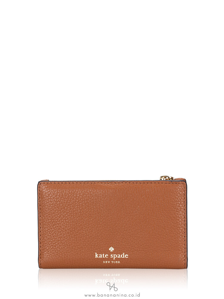 KATE SPADE Hayes Small Wallet Warm Gingerbread Red