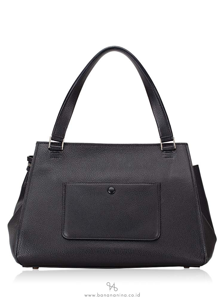 CELINE Grained Leather Medium Edge Black