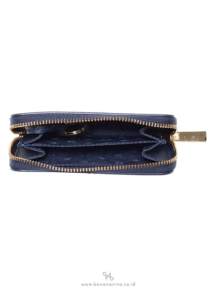 TORY BURCH Emerson Zip Coin Purse Royal Navy